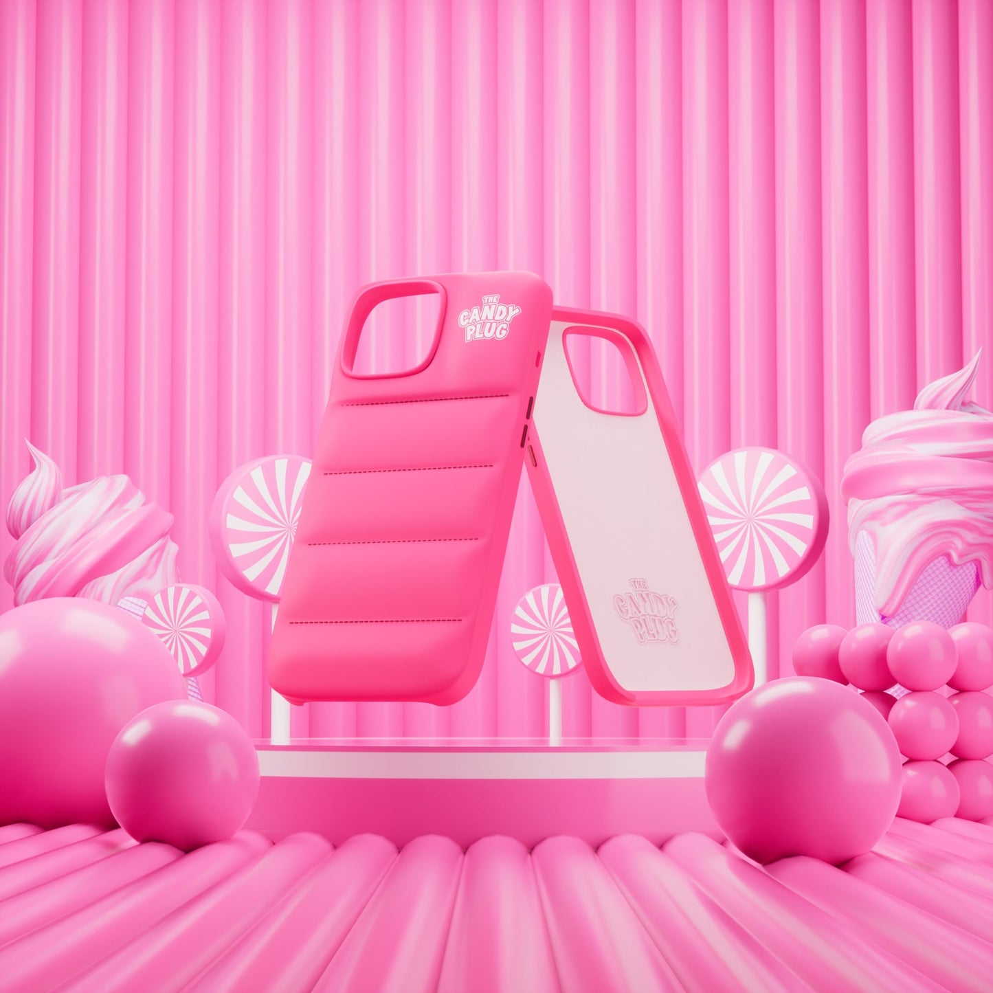 PUFFER CASE - TOXIC PINK